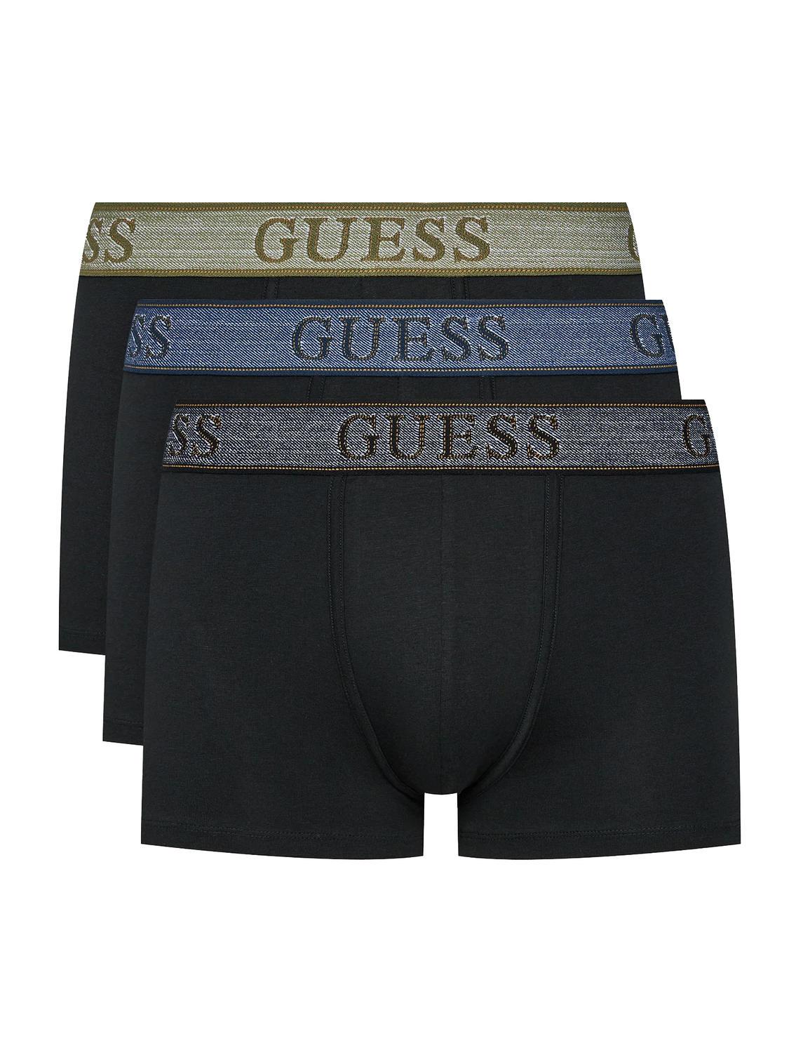 Guess Joe Conjunto De 3 Boxers Bog El stico Negro Co Compra A