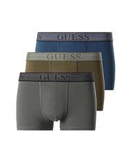GUESS JOE Conjunto de 3 boxers azul oliva y gris - Calzoncillos de hombre - 1