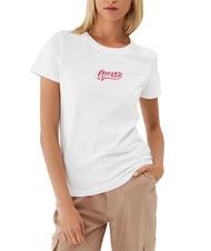GUESS LOS ANGELES Camiseta con estampado en la espalda flores blancas - camiseta - 1