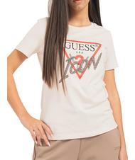 GUESS ICON Camiseta con tachuelas polvo de perla - camiseta - 1
