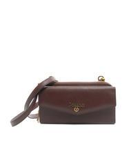 POLLINI GRAINED Cartera tipo clutch al hombro BURDEOS / B - Carteras Mujer - 1