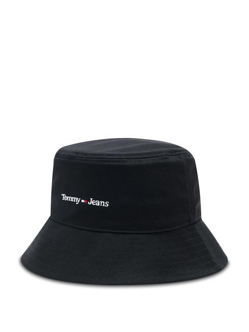 TOMMY HILFIGER TOMMY JEANS tommy jeans sport bucket cappello cotone  NEGRO - Sombreros