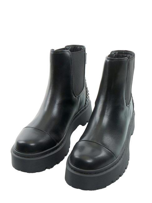 ROCCOBAROCCO STUDS Botines con elástico y tachuelas negro - Zapatos Mujer
