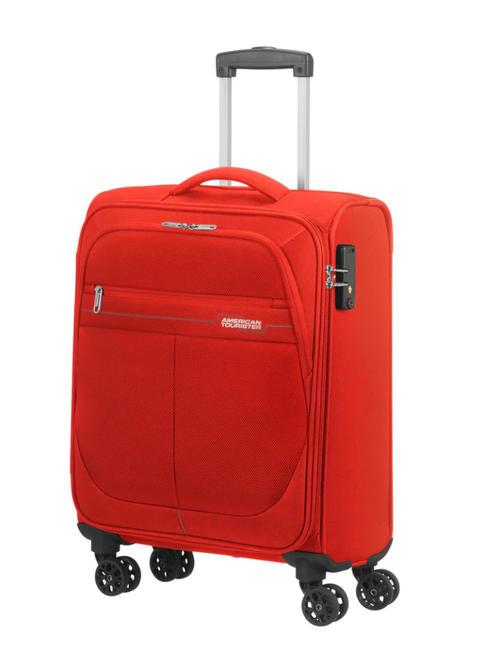 AMERICAN TOURISTER DEEP DIVE Carro para equipaje de mano rojo / gris - Trolley Rígidos