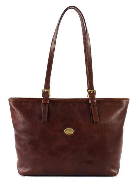 THE BRIDGE STORY Bolso de compras de cuero BROWN - Bolsos Mujer