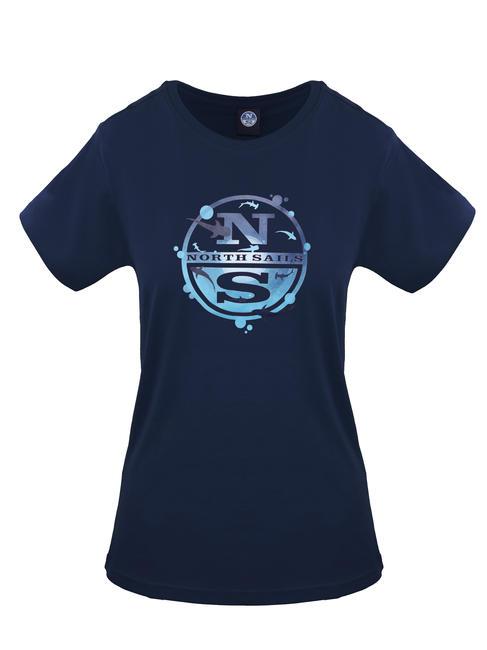 NORTH SAILS OCEAN LOGO Camiseta de algodón azul marino - camiseta