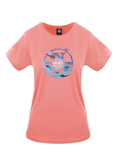 NORTH SAILS OCEAN LOGO Camiseta de algodón rosa - camiseta