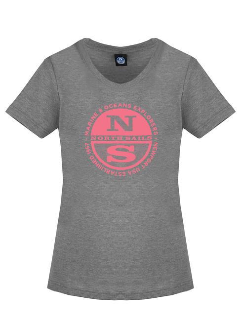 NORTH SAILS MARINE & OCEANS Camiseta de algodón gris - camiseta