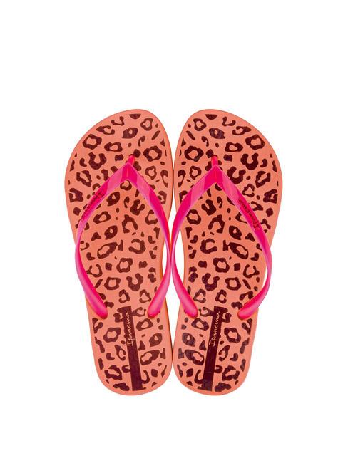 IPANEMA CONNECT FEM Chanclas de goma rosa/rosa/rojo - Zapatos Mujer