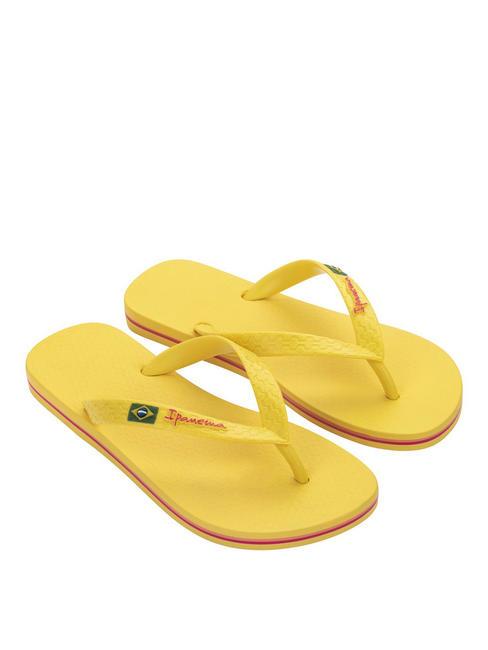 IPANEMA CLAS BRASIL II  Chancletas amarillo/amarillo - Zapatos Mujer