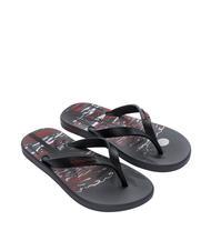 IPANEMA POSTO 10 TEMAS IV  Chanclas de goma gris/negro/rojo - Zapatos Hombre - 1