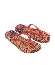 IPANEMA ANIMALE PRINT II  Chanclas estampadas naranja/beige - Zapatos Mujer - 1