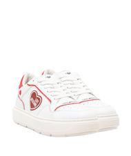 LOVE MOSCHINO BOLD 40 MIX Zapatillas blanco rojo - Zapatos Mujer - 1