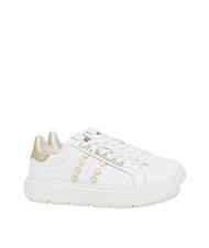 LOVE MOSCHINO BOLD 40 Zapatillas de piel blanco/platino - Zapatos Mujer - 1