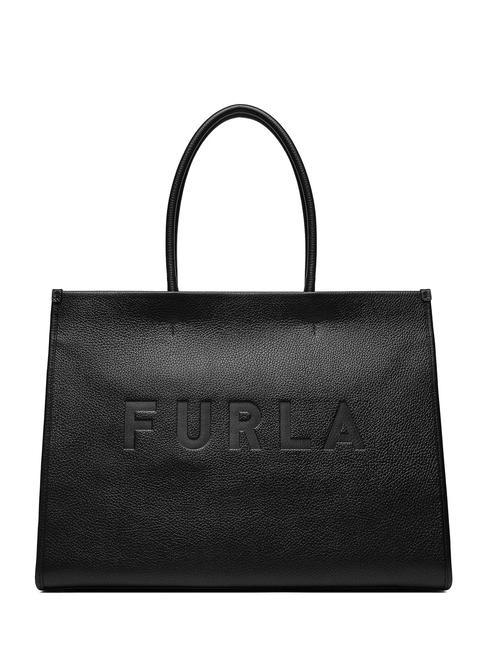 FURLA OPPORTUNITY Bolso tote grande de piel negro - Bolsos Mujer