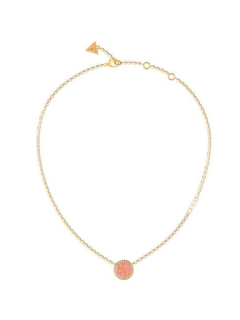 GUESS LIFE IN 4G Collar oro amarillo/rosa - Collares