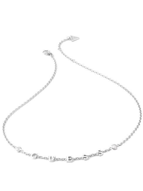 GUESS CRYSTAL HARMONY Collar SILVER - Collares