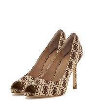 GUESS BLANCHI3 Escote de jacquard con puntera abierta - Zapatos Mujer