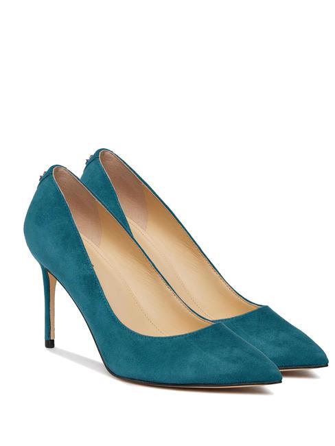 GUESS RICA4 Zapatos de salón en piel de ante. verde azulado - Zapatos Mujer