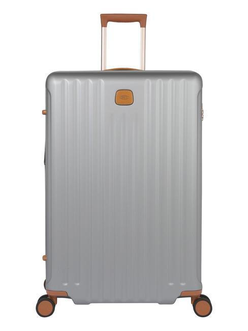 BRIC’S CAPRI Carro grande con puerto USB SILVER - Trolley Rígidos