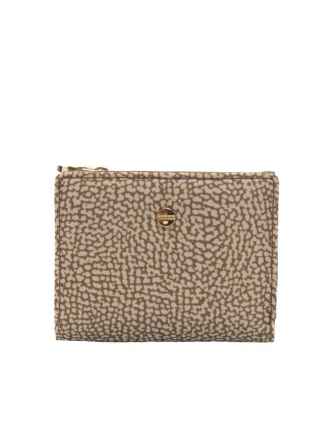 BORBONESE CLASSICA Monedero monedero pequeño beiger yegua - Carteras Mujer