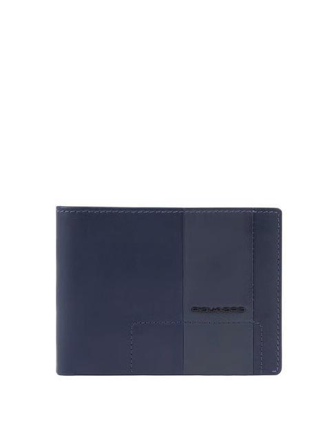 PIQUADRO FINN Cartera de piel, con monedero. azul - Carteras Hombre