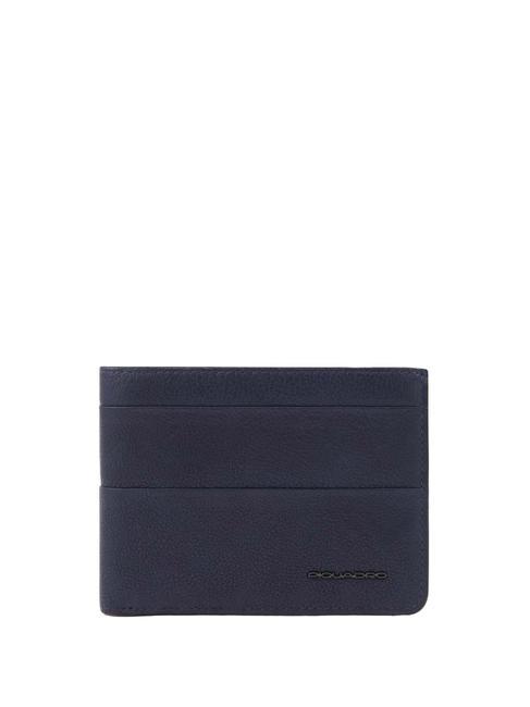 PIQUADRO PAAVO Cartera de piel, con monedero. azul - Carteras Hombre
