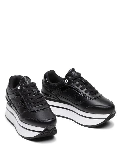 GUESS HANSIN Zapatillas altas Negro / negro - Zapatos Mujer