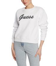 GUESS LOGO Sudadera con logo estampado purwhite - Sudaderas de mujer - 1