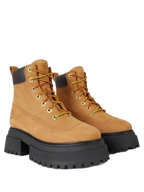 TIMBERLAND SKY 6 INCH Botines altos de piel trigo - Zapatos Mujer