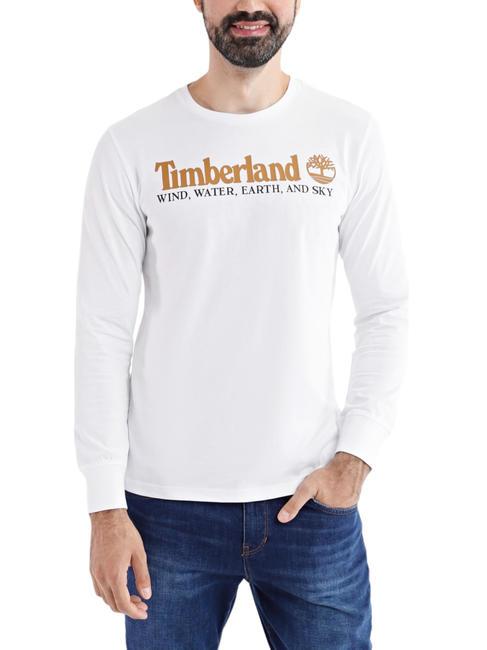 TIMBERLAND WWES Camiseta de algodón de manga larga blanco - camiseta