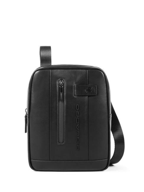 PIQUADRO URBAN Bolso de cuero negro - Bandoleras Hombre