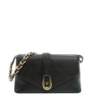 POLLINI DROP Bolso de hombro con asa de cadena negro - Bolsos Mujer - 1