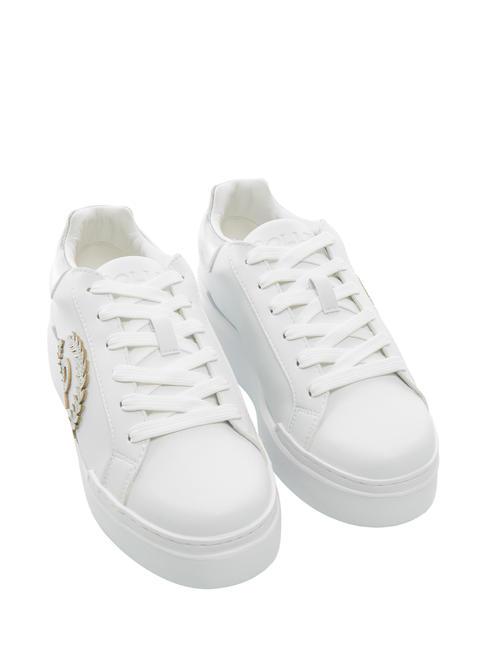 POLLINI CARRIE Zapatillas plata blanca - Zapatos Mujer