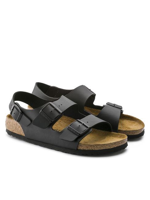 BIRKENSTOCK MILANO Sandalia tipo zapatilla Birko-Flor negro - Zapatos unisex