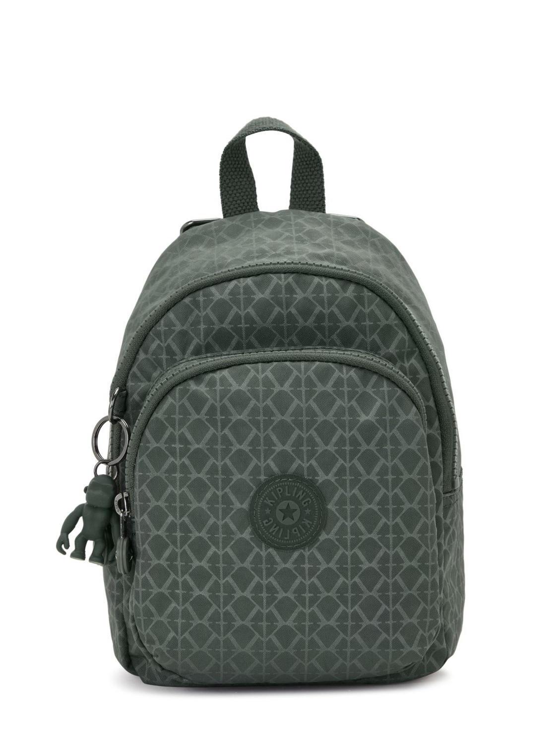 Kipling New Delia Compact Mini Mochila Firmar En Relieve Verde Compra A Precios De Outlet
