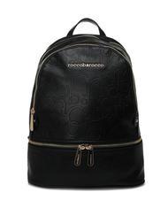 ROCCOBAROCCO RUBINO Mochila con logo en relieve negro - Bolsos Mujer - 1