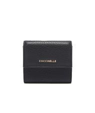 COCCINELLE METALLIC SOFT Cartera de piel granulada - Carteras Mujer