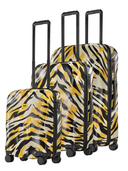 CRASH BAGGAGE ICON PATTERN Juego de 3 carros: cabina, mediano, grande camuflaje tigre - Set Trolley