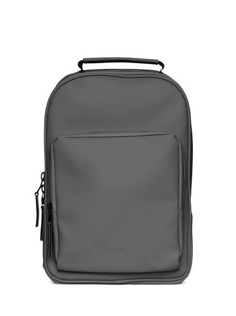 RAINS BOOK DAYPACK  Mochila impermeable gris - Mochilas Escuela & Tiempo Libre