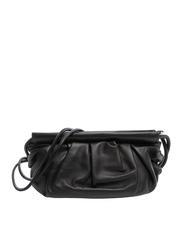 BORBONESE DUNETTE Bolso bandolera mediano de piel cabeza oscura - Bolsos Mujer - 1