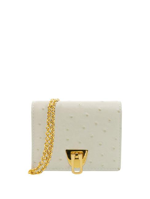 COCCINELLE BEAT OSTRICH Microbolso de piel de avestruz mora - Bolsos Mujer