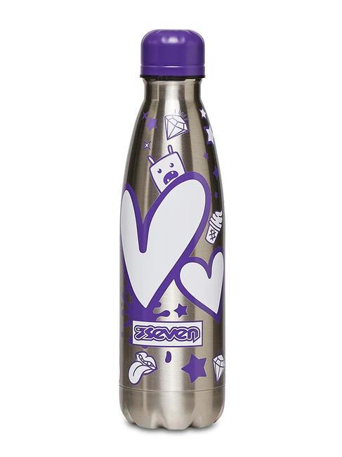 SEVEN CAMBIA COLORE botella de agua de 700ml Violeta - Botellas térmicas