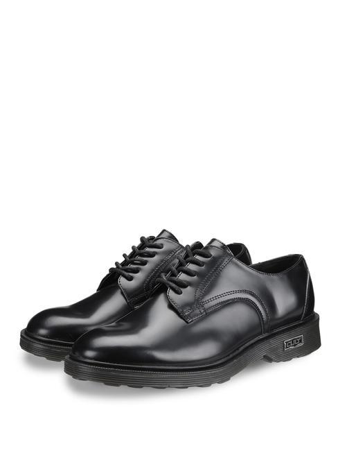 CULT OZZY 412 Zapatos de piel con cordones negro - Zapatos Hombre
