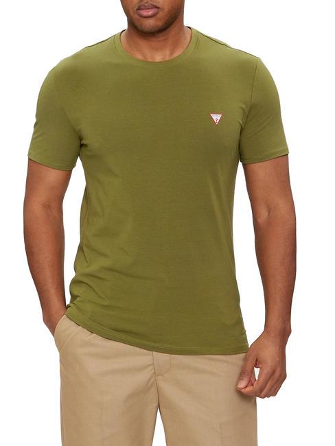 GUESS ORIGINAL camiseta con logotipo piedra verde - camiseta