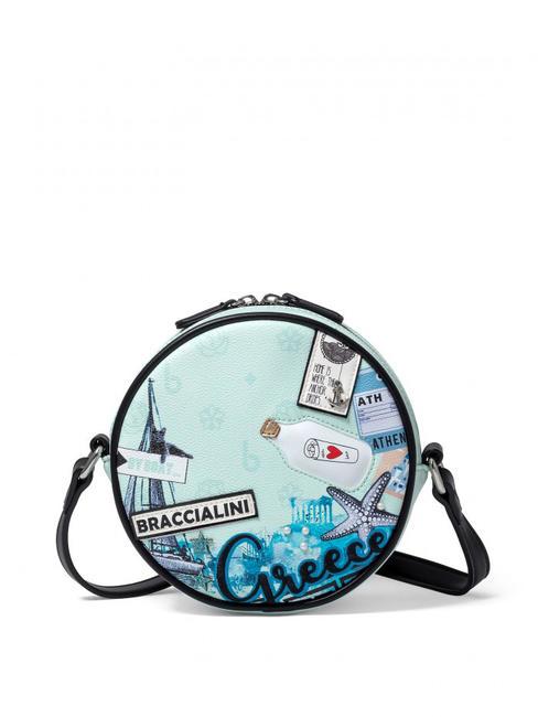 BRACCIALINI CARTOLINE Bolso bandolera mini redondo multi - Bolsos Mujer