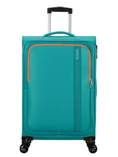 AMERICAN TOURISTER SEA SEEKER Carro de tamaño mediano agua verde - Trolley Semirrígidos