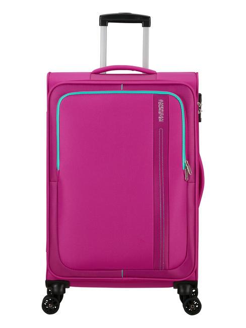 AMERICAN TOURISTER SEA SEEKER Carro de tamaño mediano profundo / fuch - Trolley Semirrígidos