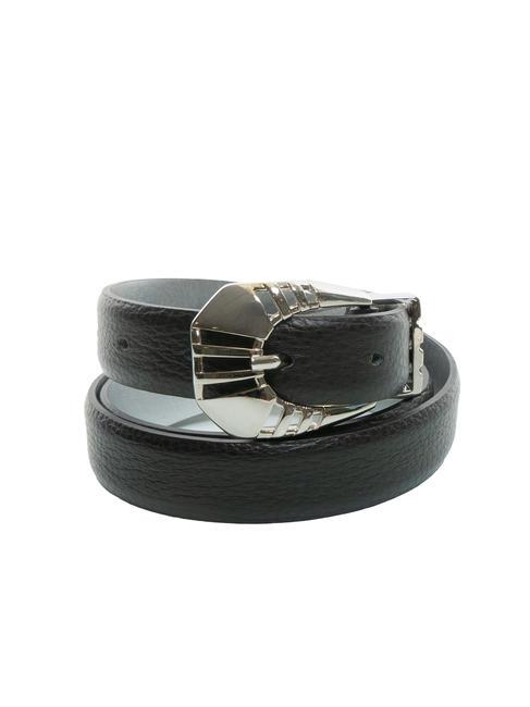 TOSCA BLU TB Cinturón de cuero acortable negro - Cinturones