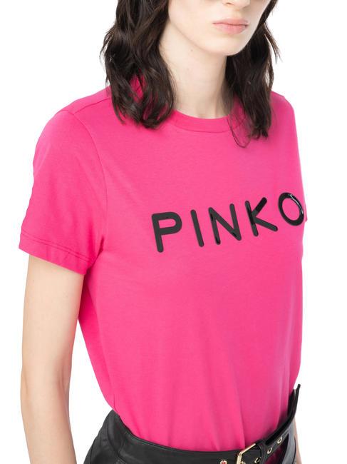 PINKO STAR Camiseta de punto con estampado brillante rosado rosado - camiseta